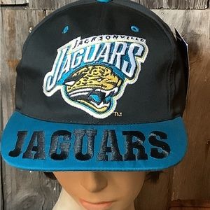 NWT Vintage Rare NFL Jacksonville Jaguars SnapBack Hat Cap